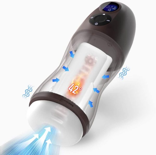 Intensive Blowjob Hands-Free Heating Masturbator Cup