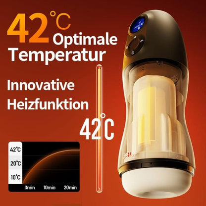 Intensive Blowjob Hands-Free Heating Masturbator Cup