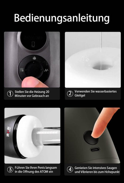 Intensive Blowjob Hands-Free Heating Masturbator Cup