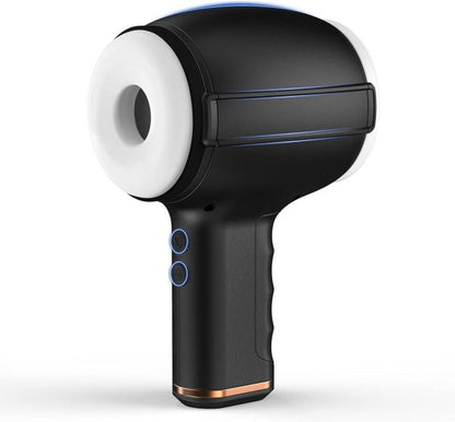 Hammer Telescopic Masturbator with Internal 3D Particles Massage 4-frequency Push Function 7 Vibrations