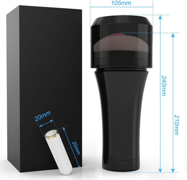10 Vibrating 3D Realistic Pocket Pussy Stroker