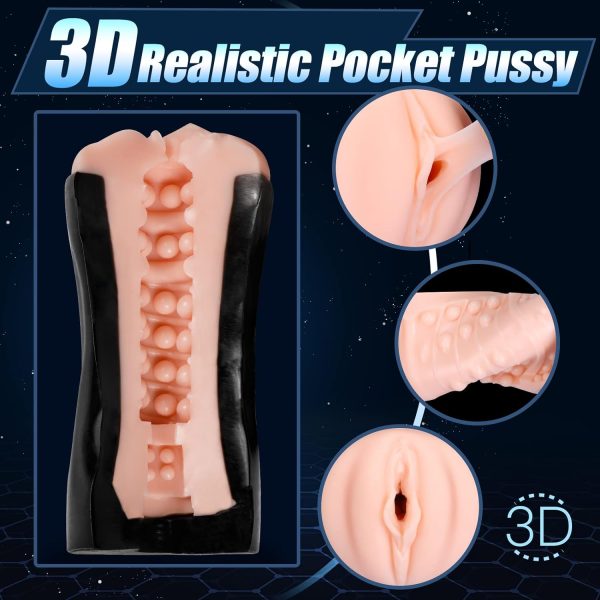 Warrior Electric Realistic Stroker 5 Strong Sucking 10 Intense Vibrating