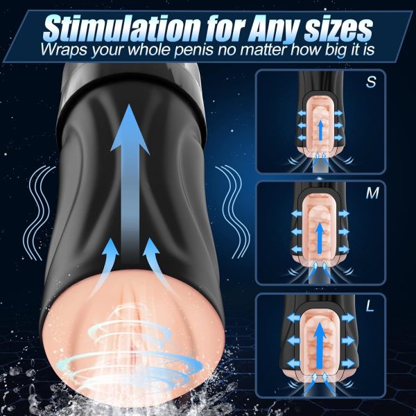 Warrior Electric Realistic Stroker 5 Strong Sucking 10 Intense Vibrating