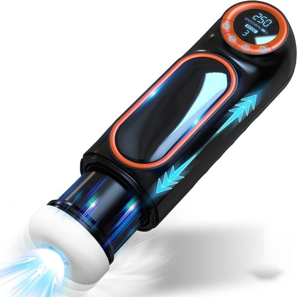 STORM 3 in 1 Automatic Masturbator with Powerful 10 Thrusting Vibrating 4 Suction
