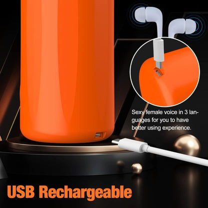 DEEPER Licking 9 Thrusting Vibrating Electric Stroker