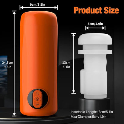DEEPER Licking 9 Thrusting Vibrating Electric Stroker