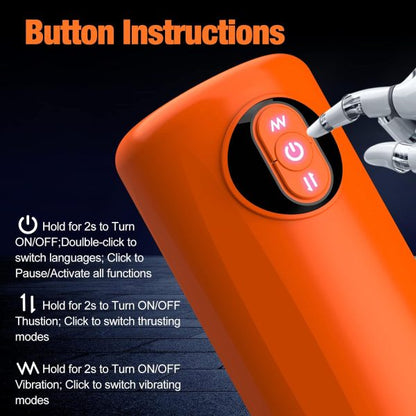 DEEPER Licking 9 Thrusting Vibrating Electric Stroker