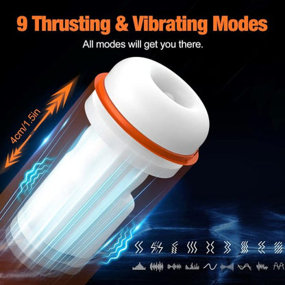 DEEPER Licking 9 Thrusting Vibrating Electric Stroker