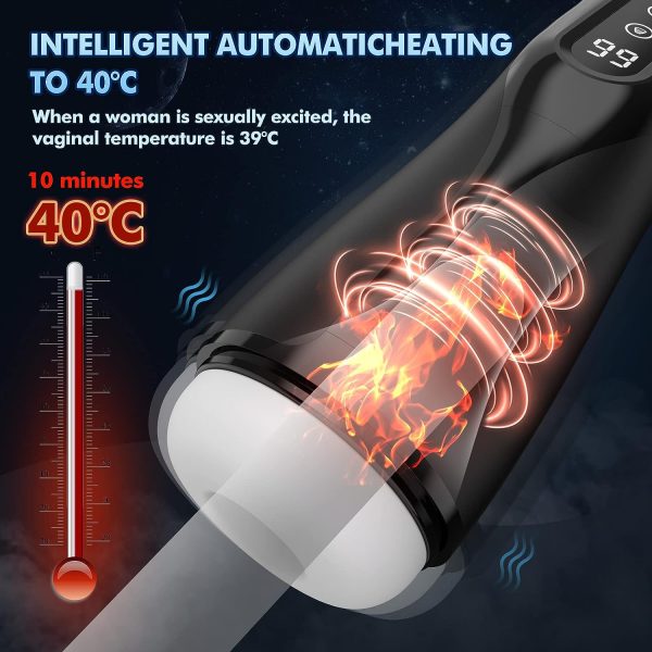 Galaxy 5 in 1 Heating Sucking Stroker 9 Sucking 360° Wrapping Squeezing