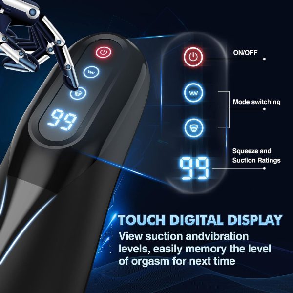 Galaxy 5 in 1 Heating Sucking Stroker 9 Sucking 360° Wrapping Squeezing