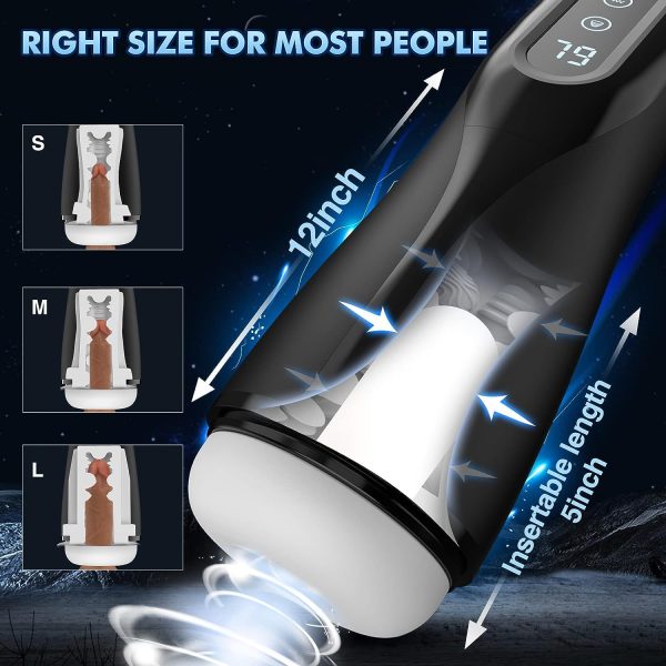 Galaxy 5 in 1 Heating Sucking Stroker 9 Sucking 360° Wrapping Squeezing