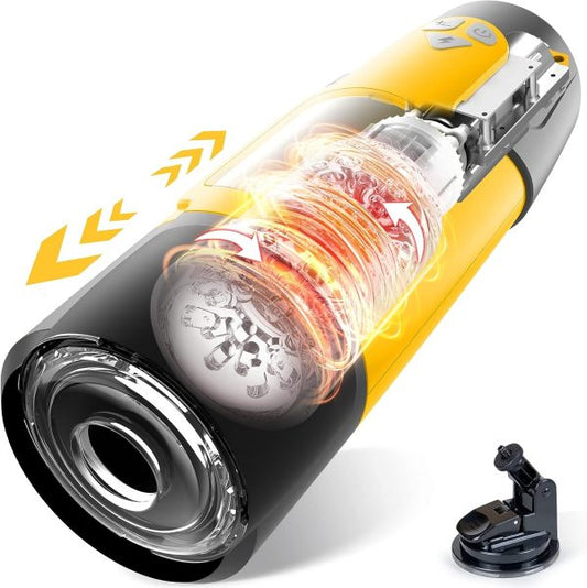 Royal Knight 7 Rotating 3 Telescoping Electric Masturbator