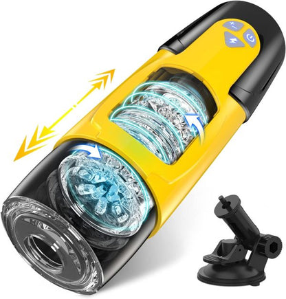 Royal Knight 7 Rotating 3 Telescoping Electric Masturbator