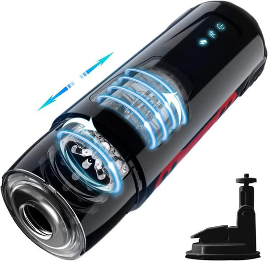 Smart Moan Hands Free 7 Stretch Rotation Masturbator