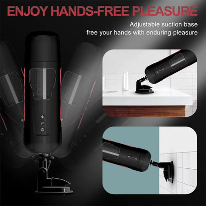 Smart Moan Hands Free 7 Stretch Rotation Masturbator
