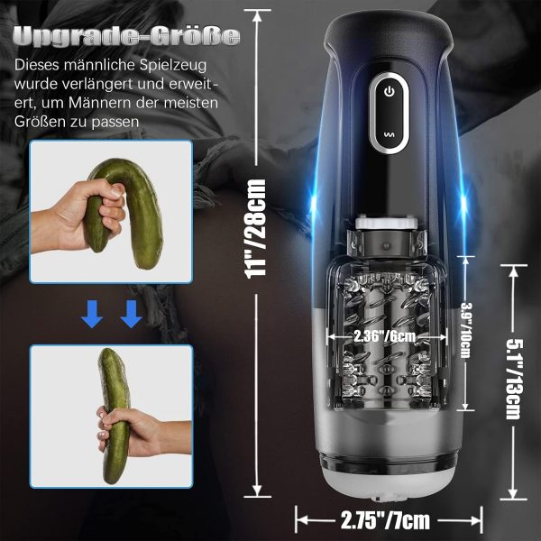 Challenger Hands Free 7 Thrusting Rotating Voice Masturbator