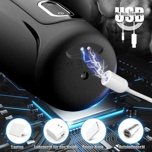 Challenger Hands Free 7 Thrusting Rotating Voice Masturbator