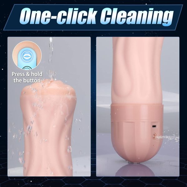 BODYLOVE Longer Realistic Vagina Male Stroker 10 Vibrating 5 Sucking