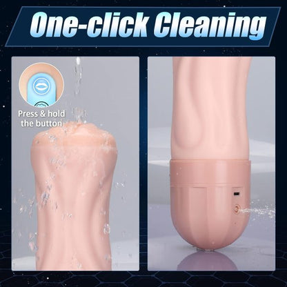 BODYLOVE Longer Realistic Vagina Male Stroker 10 Vibrating 5 Sucking