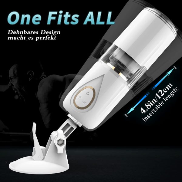 Love Orgasm 10 Rotating Vibrating Telescoping Masturbator For Men