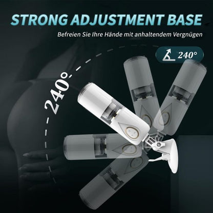 Love Orgasm 10 Rotating Vibrating Telescoping Masturbator For Men