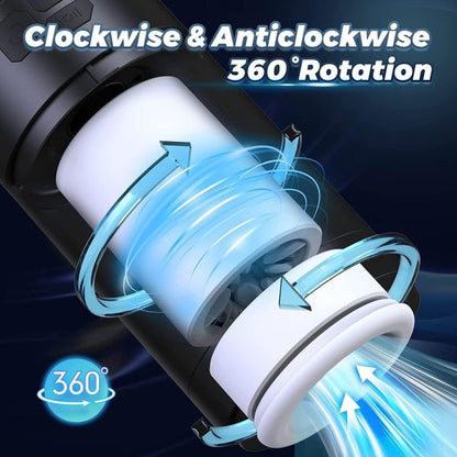 LOVE WISE 6 Thrusting Rotating Masturbator Detachable