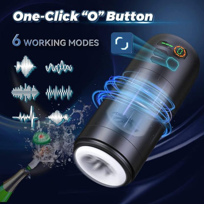 LOVE WISE 6 Thrusting Rotating Masturbator Detachable