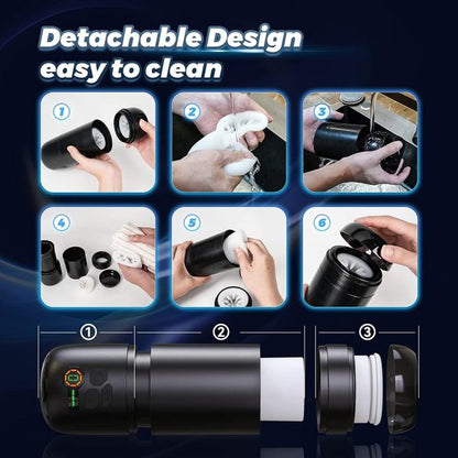 LOVE WISE 6 Thrusting Rotating Masturbator Detachable