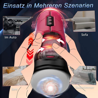 Orion SPACE-X Electric Masturbator Cup with 7 Telescopic Vibration Modes