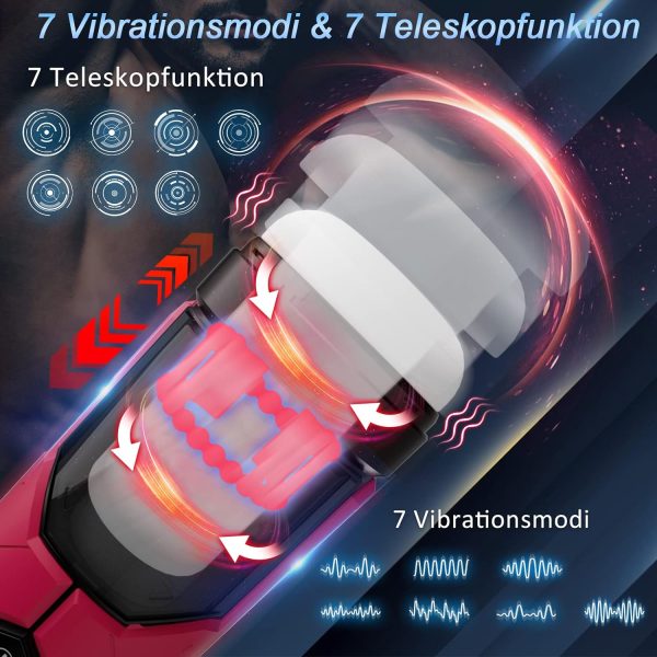 Orion SPACE-X Electric Masturbator Cup with 7 Telescopic Vibration Modes