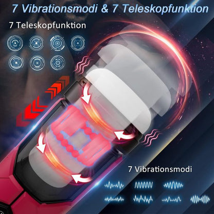 Orion SPACE-X Electric Masturbator Cup with 7 Telescopic Vibration Modes