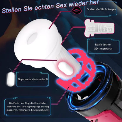 Orion SPACE-X Electric Masturbator Cup with 7 Telescopic Vibration Modes