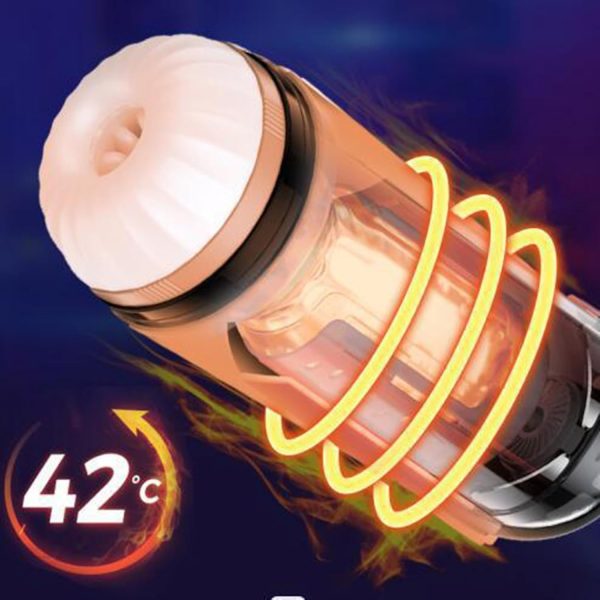 All-metal Transmission System Automatic Sucking Masturbator with Extended and Telescopic Modes
