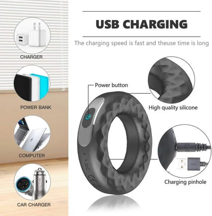 Harder Electric Cock Ring Penis Stimulation Toy