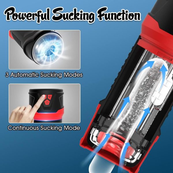 Uranus 3D Stoker 10 Vibrating 3 Vacuum Sucking Blowjob Masturbator Cup