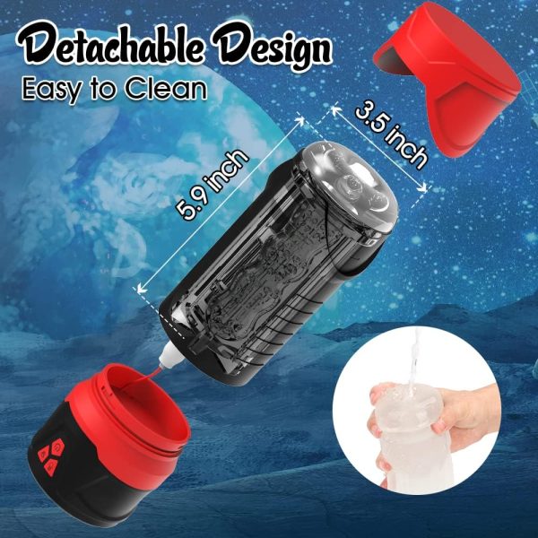 Uranus 3D Stoker 10 Vibrating 3 Vacuum Sucking Blowjob Masturbator Cup