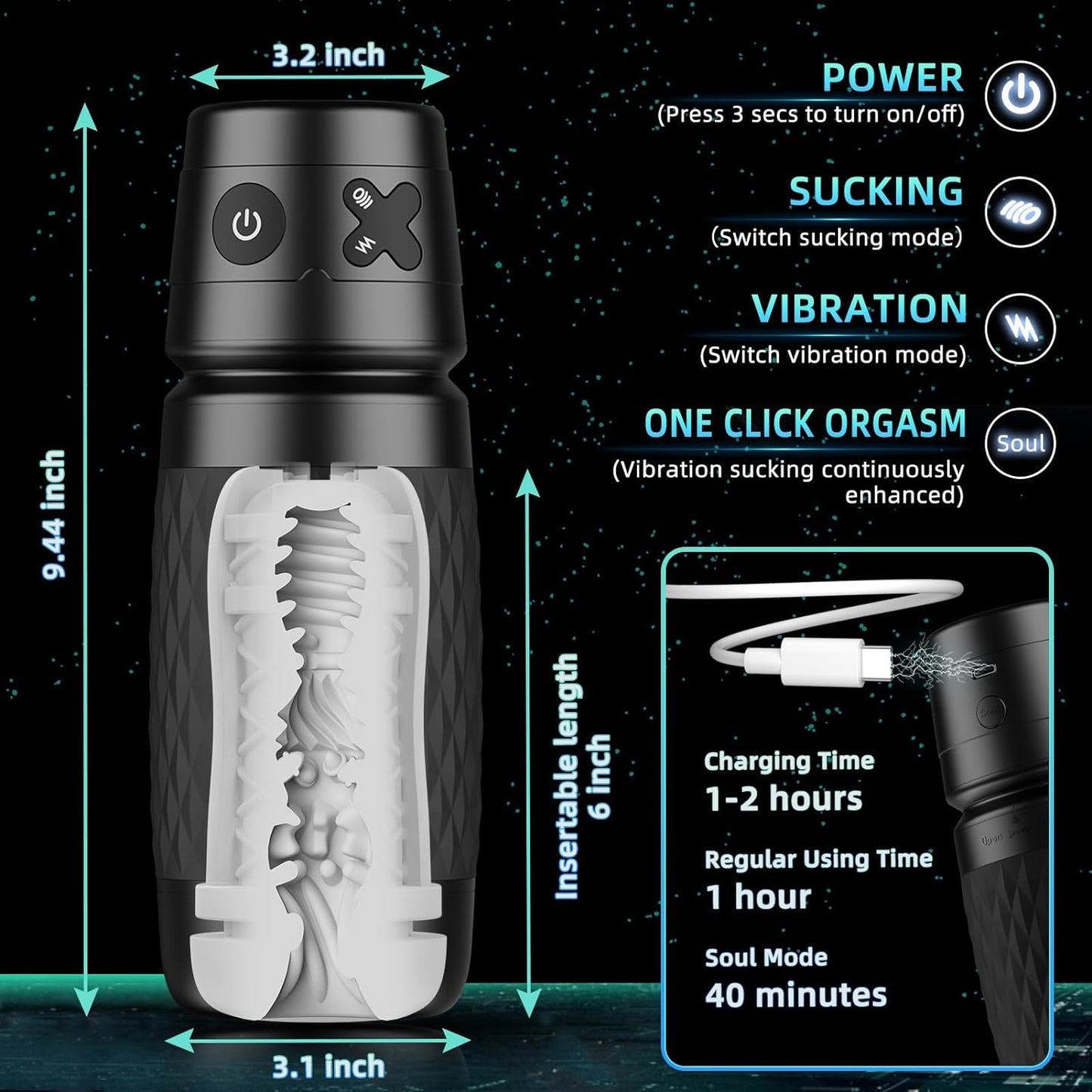 Unleash High Performance Turbo Masturbator