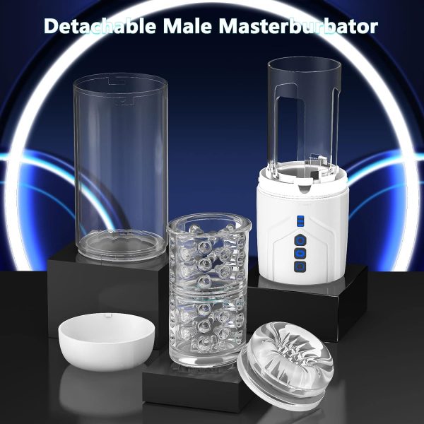 2 in 1 Enlarger Pump Masturbator 7 Rotating 7 Sucking