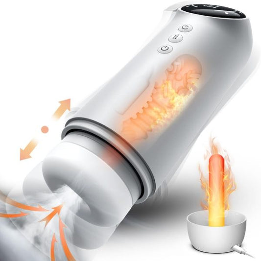 Automatic Masturbator with 4 Thrusting & Sucking & Heating
