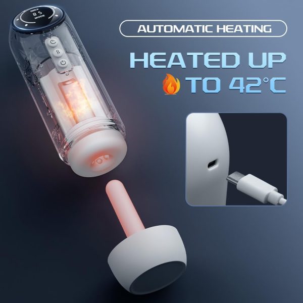 Automatic Masturbator with 4 Thrusting & Sucking & Heating