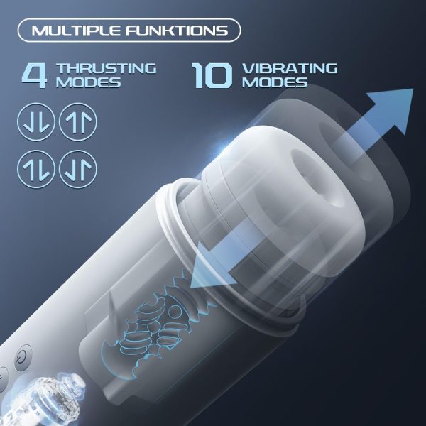 Automatic Masturbator with 4 Thrusting & Sucking & Heating