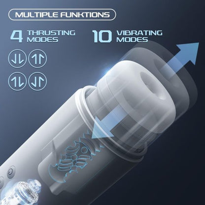 Automatic Masturbator with 4 Thrusting & Sucking & Heating