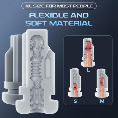Automatic Masturbator with 4 Thrusting & Sucking & Heating