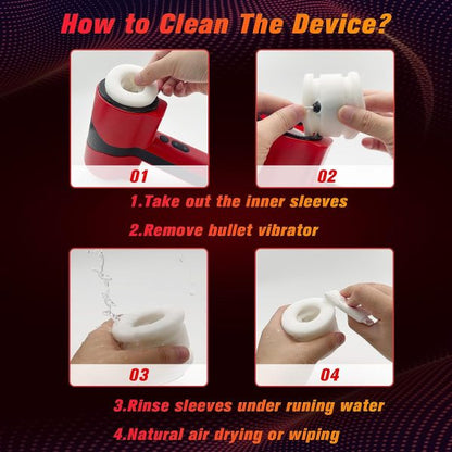 Alpha 7 Thrusting 5 Rotating Hands Free Stroker
