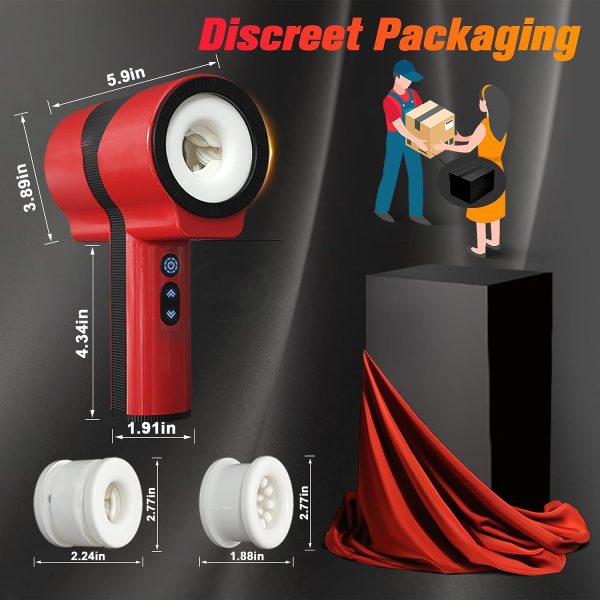 Alpha 7 Thrusting 5 Rotating Hands Free Stroker