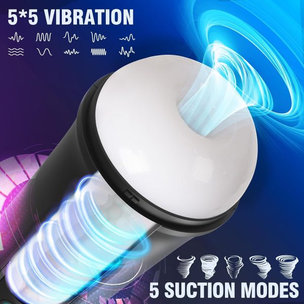 Suck MAX Intelligent Male Masturbator 5 Vibration 5 Suction