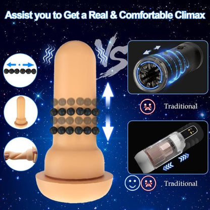 X-FUTURE 360° Rolling Beads Thrusting Masturbator