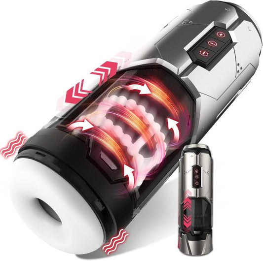 XSPACE 7 Thrusting Vibrating Powerful Masturbator