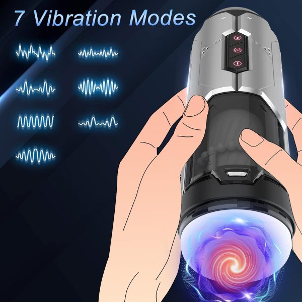 XSPACE 7 Thrusting Vibrating Powerful Masturbator