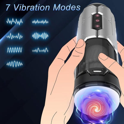 XSPACE 7 Thrusting Vibrating Powerful Masturbator